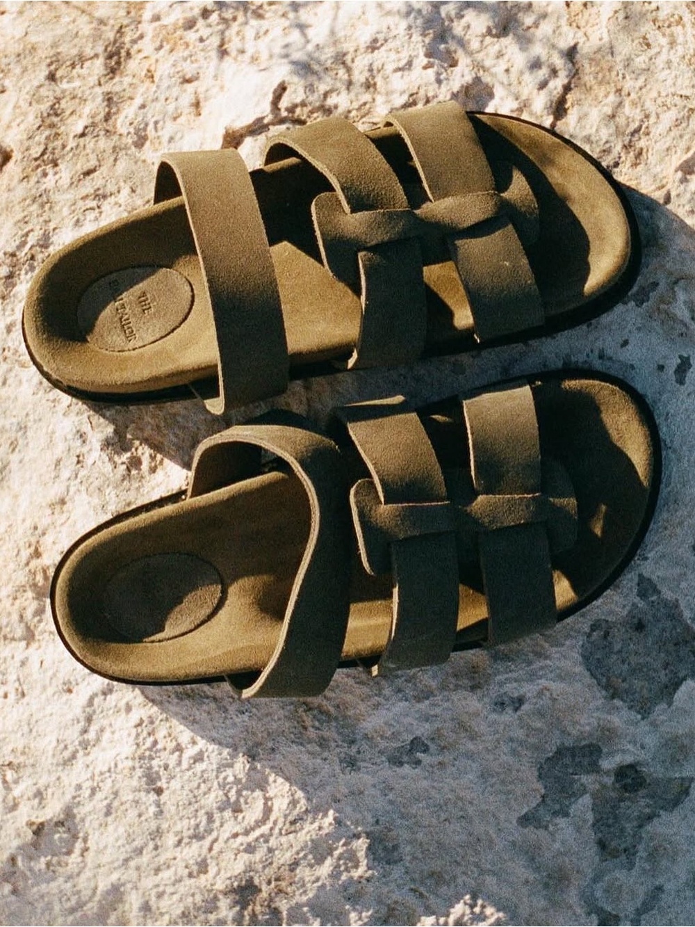 The Bali Tailor Watson Sandal in olive